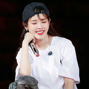 IU李知恩同款女棒球帽深灰色刺绣帽子软顶百搭透气纯棉鸭舌帽洋气