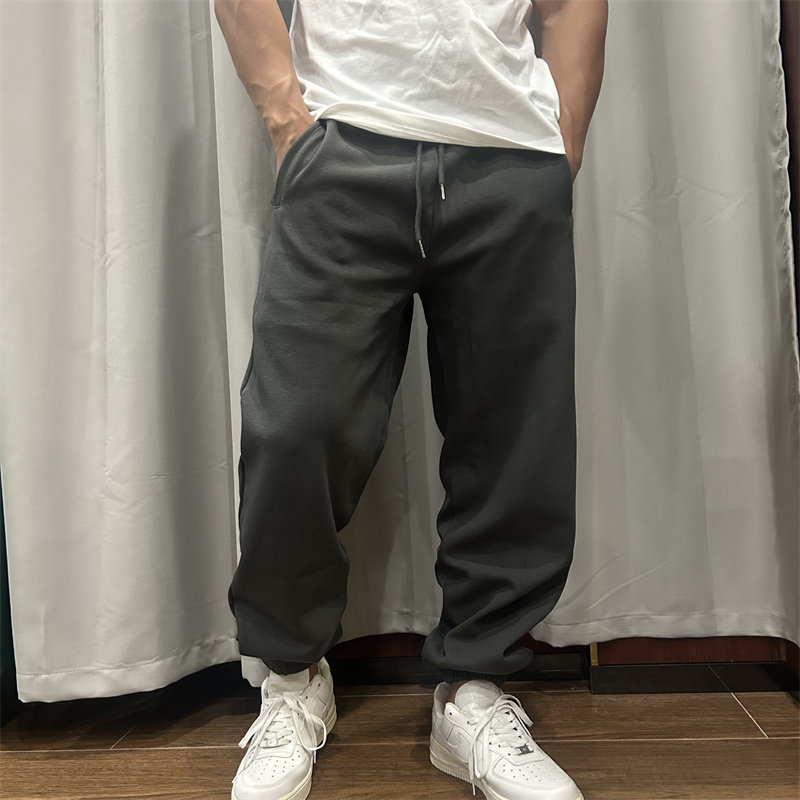 高街潮牌秋季重磅宽松休闲卫裤男美式百搭做旧健身长裤工装阔腿裤,运动服/休闲服装,运动中长裤／短裤,淘宝优惠券,粉丝福利购,淘宝优惠卷