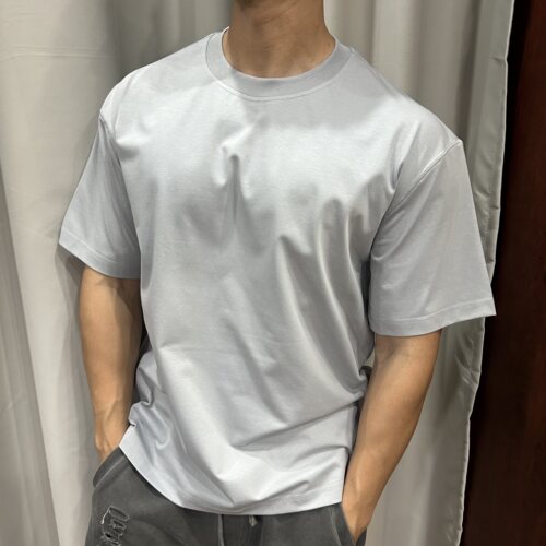 夏季冰感透气男士宽松运动T恤