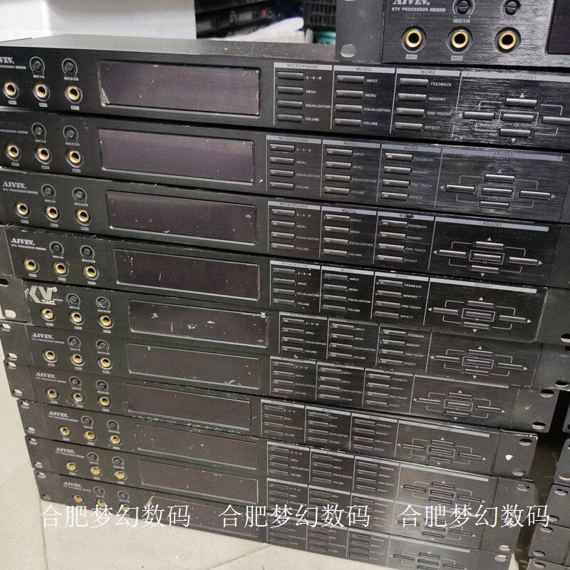 爱威专业前级dsp数字混响效果器ktv前置防啸有杂音坏机器配件处理