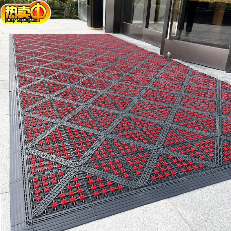 室外防滑地垫门口进门高端蹭土门垫酒店商用户外脚垫入户除尘地毯