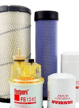 柳工挖掘机LG9055E 906C 906D 906E机滤柴滤空滤油水洋马发动机配