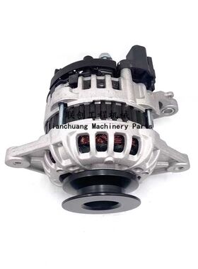 适配山东临工LG60/80发动机发电机起电机12V/80A大功率发电机挖机