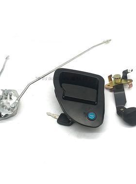 卡特挖掘机E320C 329D 330 336D驾驶室车门锁总成内外拉手门锁块