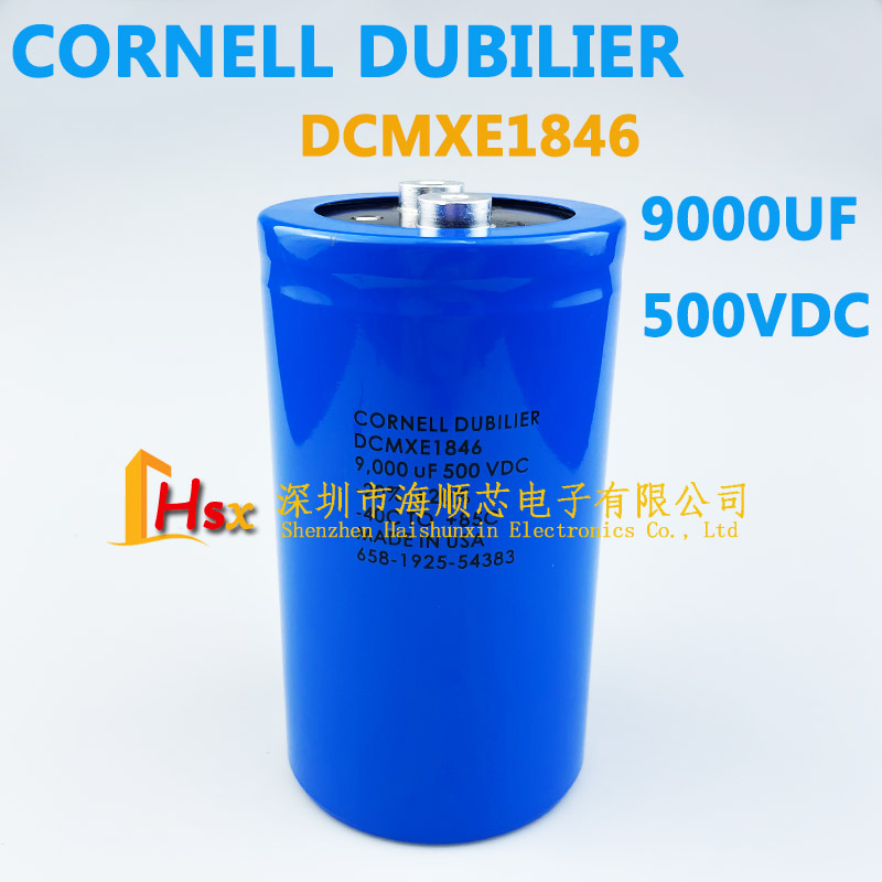 CORNELL DUBILIER DCMXE1846 500V9000UF 500VDC带固定螺栓电容器 - 实物图