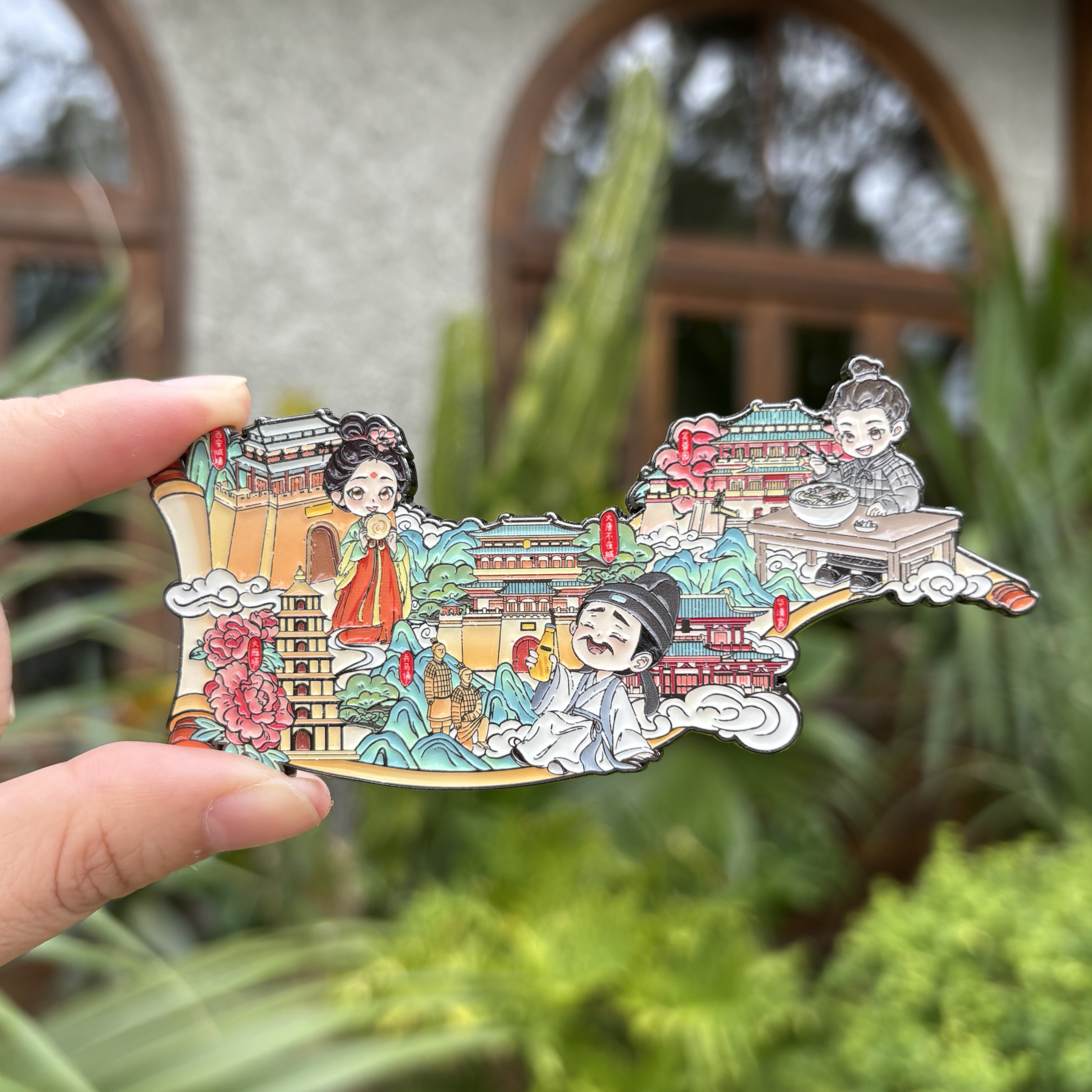 西安文创冰箱贴定制创意磁贴纪念品礼品装饰贴国博故宫文创