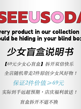 SEEUSODA/原创设计可爱盲盒随机礼物