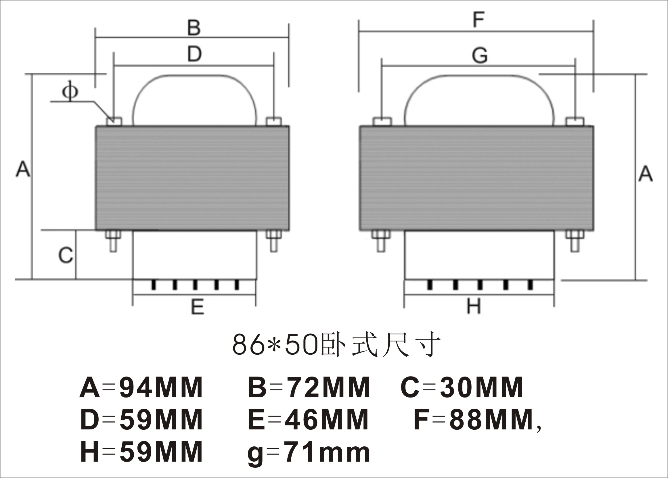 170W胆机电源牛小功率胆机通用电源变压器m7 胆前级专用电源牛