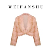 名媛小个子短款 凡舒轻奢 恋爱时空2026年秋冬新款 狐狸毛外套百搭