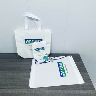 YONEX尤尼克斯环保收纳袋抽绳手提袋羽毛球鞋 袋周边YOBC1069CR