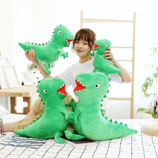乔治恐龙先生玩偶大恐龙怪兽毛绒玩具儿童节礼物女生抱枕靠垫公仔