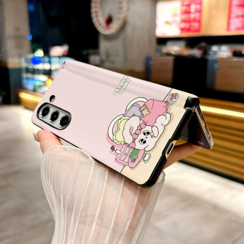 艾丝特兔适用三星Galaxy Z Fold5手机壳Z Fold7新款Fold6折叠屏Fold3防摔保护套质感高级感皮纹磁吸