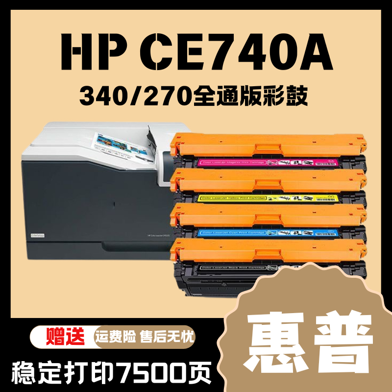 适用 惠普CP5225硒鼓cp5225dn CP5220 hp307A 5225n CE740A C
