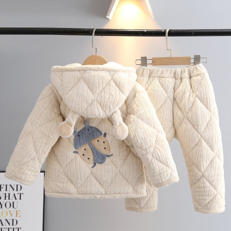 聚酯纤维卡通法兰绒冬季睡衣