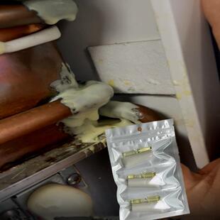 燃气热水器铜管接头漏水补漏胶耐火烧铝管裂缝小洞焊接胶水耐高温