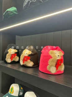 国内现货 PALACE 毛绒熊冷帽 针织帽