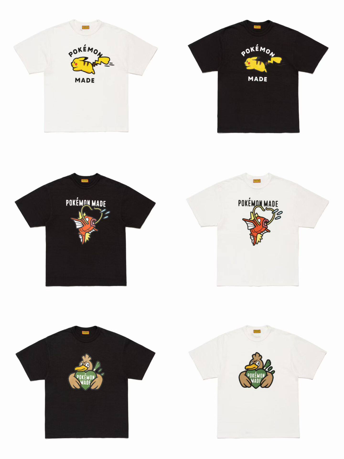 日本订购 human made Pokemon宝可梦限定短袖T恤 钥匙扣 玻璃杯