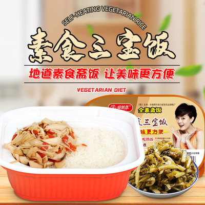 佛家食品方便素菜版自热饭