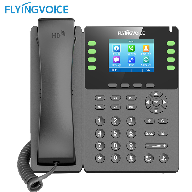 FLYINGVOICE飞音时代无线IP话机SIP局域网座机IPPBX专用话机录音