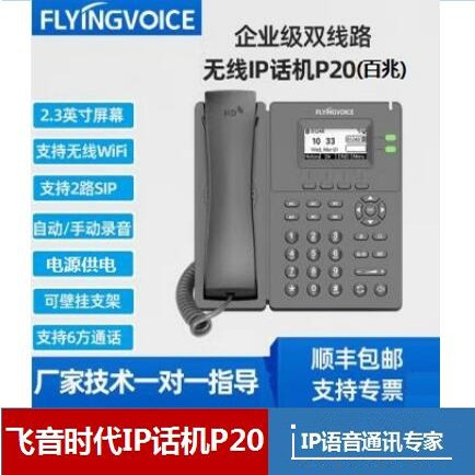 FLYINGVOICE飞音时代无线IP电话机P20/P21/P22/P23G P W 广州SIP