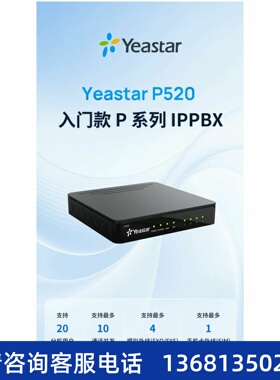 星纵朗视Yeastar P520\P550\P560\P570 IP电话交换机IP程控交换机