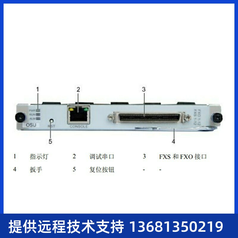 华为U1930/1960/1981模拟中继接口板 OSU板主机SIP话机SIP 电话机