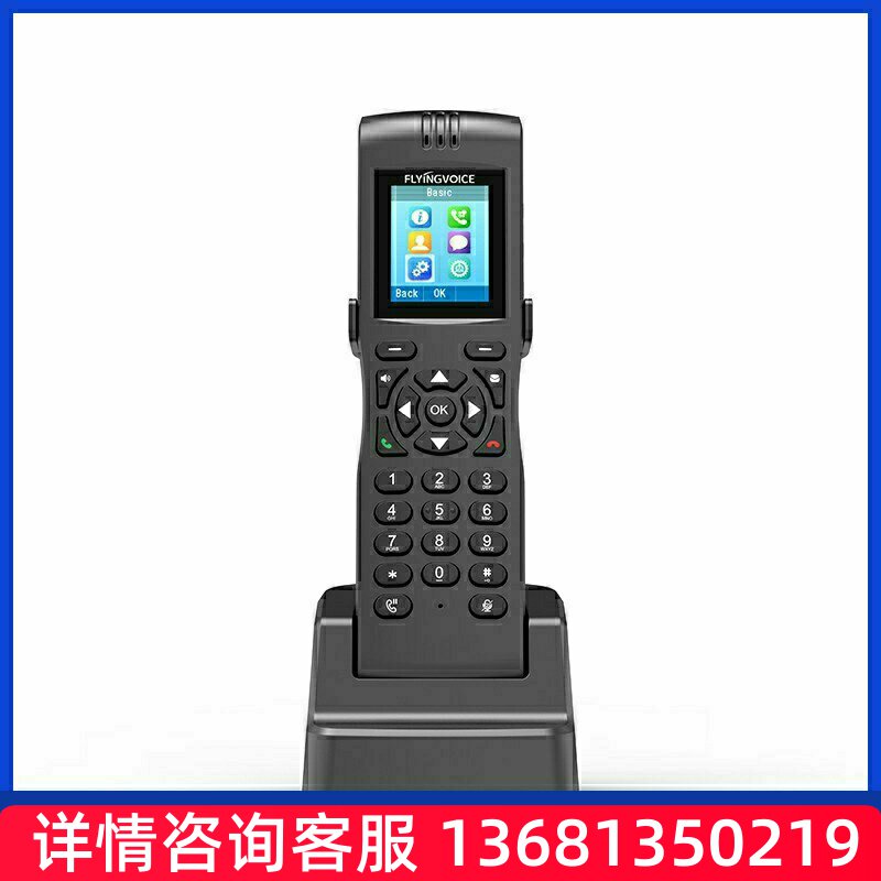 FLYINGVOICE飞音时代双频电话手持IP子母机内线移动sip话机 wSIP