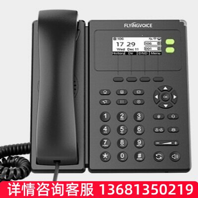 FLYINGVOICE飞音时代无线IP话机FIP10FIP10P局域网WiFi IP话机POE