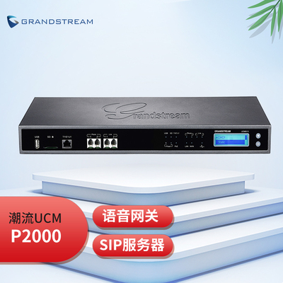 Grandstream/潮流网络UCM P2000 IP PBX服务器企业级融合通信解决