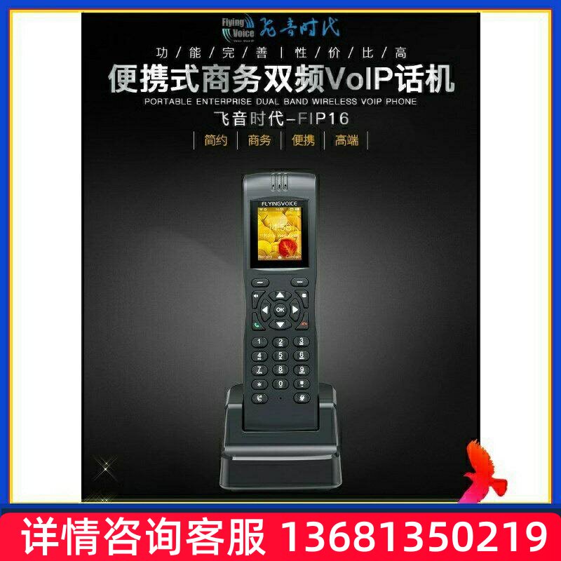 飞音时代FIP16 便携手持式双频VOIP电话机 手持IP话机