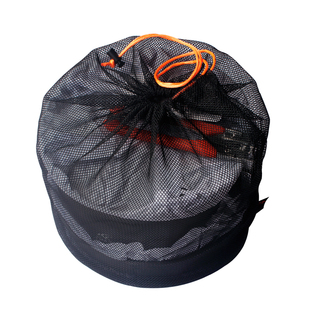 原装火枫盛宴野宴4/5套锅收纳网袋杂物圆柱体形状户外锅具收纳袋