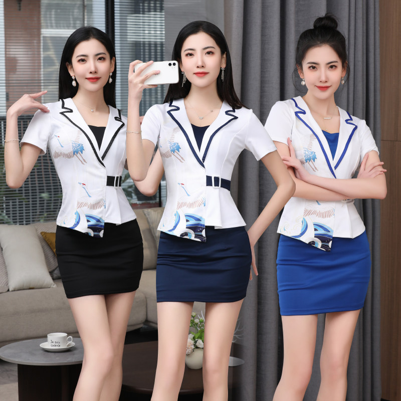 酒店KTV公主服桑拿SPA美容师工作服套装足浴技师服足疗女技师衣服