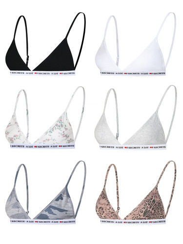FOURFORTY LOTS OF SECRETS BASIC纯棉可外穿无胸垫内衣bra