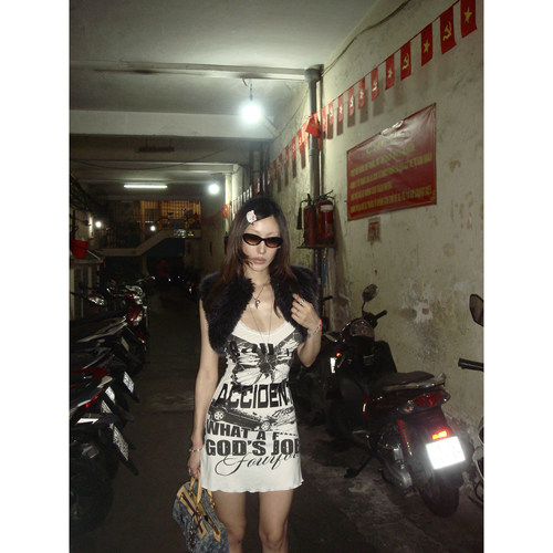 FOURFORTY BEAUTIFUL ACCIDENT DRESS 春日心动的美丽意外吊带裙