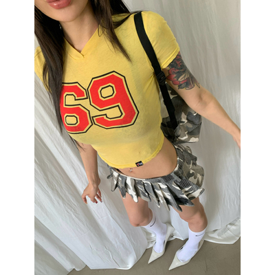 吓死香蕉印花纯棉亲肤短袖