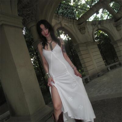 吓死香蕉甜心吊带裙连衣裙