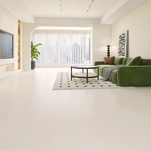 超防污超白胚奶白色金丝绒地板砖