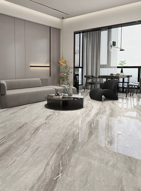佛山超白胚大理石瓷砖750x1500客厅卧室希腊灰密缝连纹大板地板砖