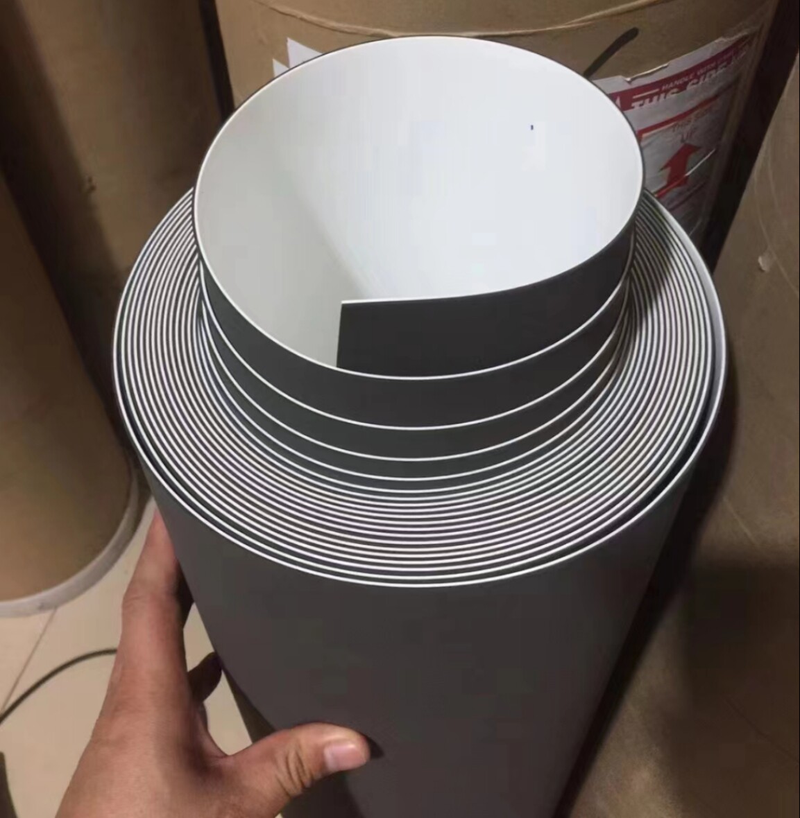 奶茶杯专用黑白橡皮布 灰白橡皮布1.95*1150mm*长度任剪