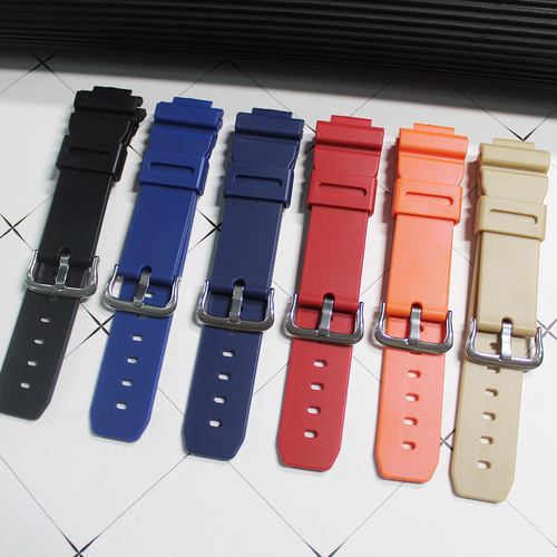 替换卡西欧DW-9052手表带DW-9050 DW-9000树脂表带配件