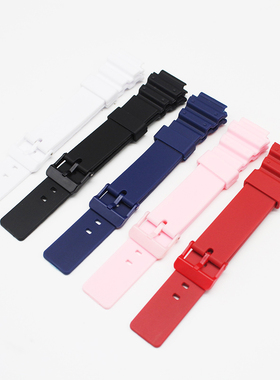 适配卡西欧AE-1200/1100/SGW-300/400/MRW-200树脂手表带w218h