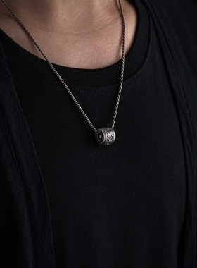 六字真言项链复古护身款好运珠