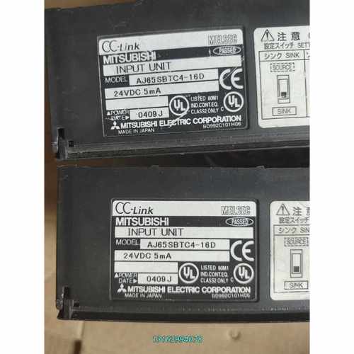 三菱AJ65SBTC4-16D远程控制模块，拆机的成色不错议价