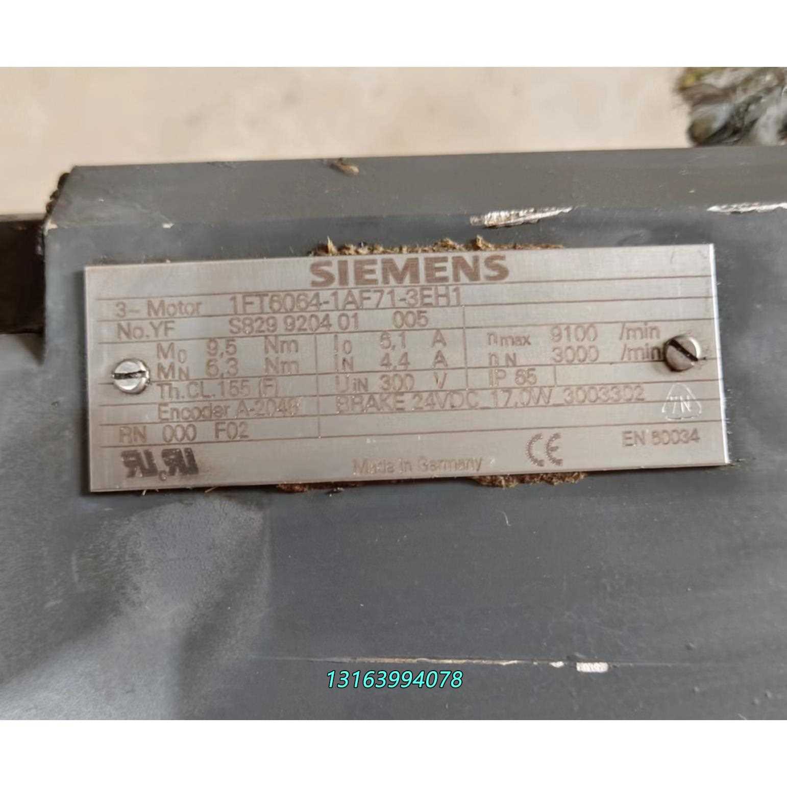 1FT6064-1AF71-3EH1电机二手拆机需要联议价