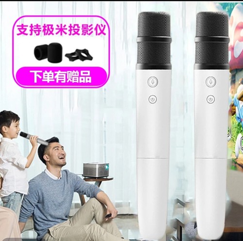 适用于极米投影H5/H3S/H6/Z6X/Z8X/RSpro2全民K歌家庭话筒麦克风