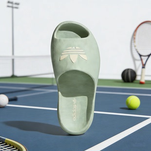 女子防滑一字拖鞋 Adidas阿迪达斯 JH7467 MULE SMITH ADIFOM STAN