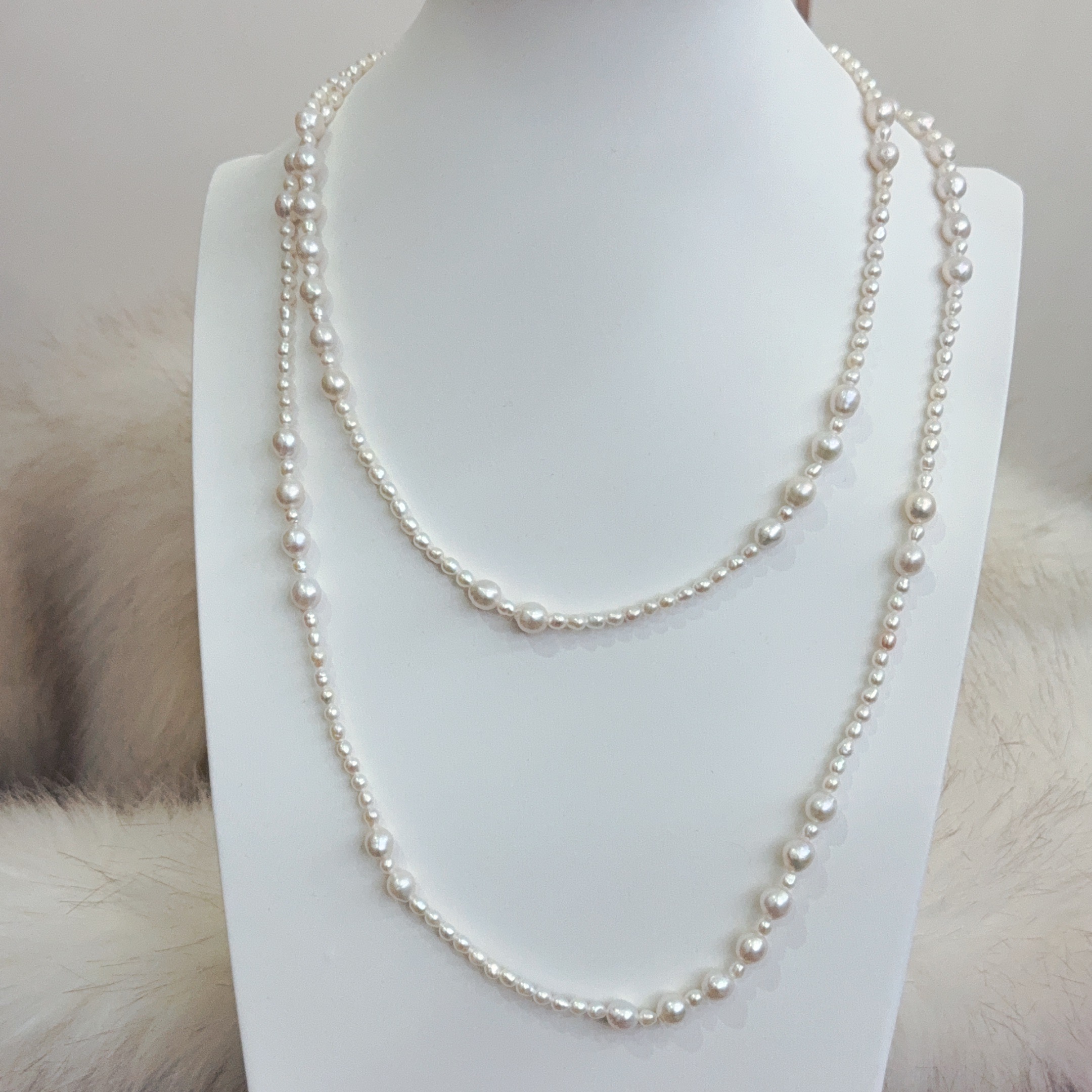 【书婷专享】长1.1m毛衣链淡水珍珠