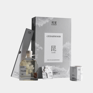 观夏四季香氛礼盒昆仑煮雪家居室内香薰持久高档生日结婚伴手礼物