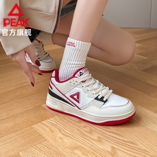 新款 运动鞋 板鞋 情侣厚底减震新款 百搭 复古女鞋 匹克态极910OG春季