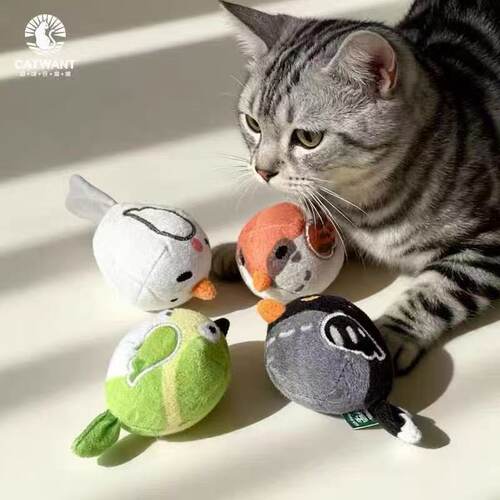 CATWANT猫咪旺农场贼带劲小圆鸟